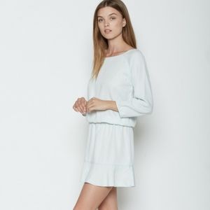 ARRYYN B Chambray Dress in Bleached Indigo Blue